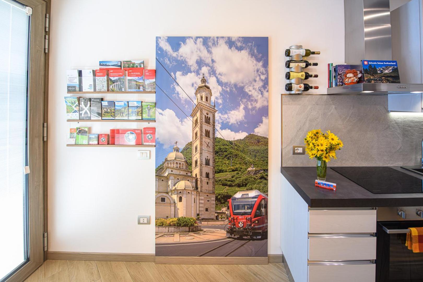 Le Rondini Hotel Tirano Bagian luar foto